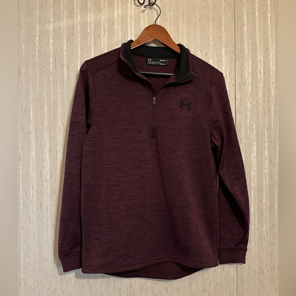 Under Armour Purple Quarter-Zip Sweatshirt